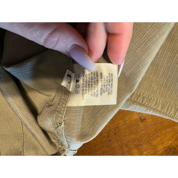 David Taylor Collection Men’s Khaki Short-sleeve Button Down Shirt - Picture 7 of 7